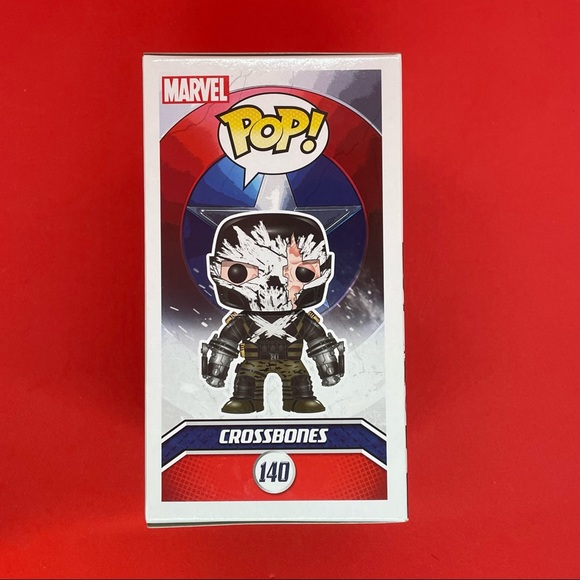 Funko POP MARVEL Captain America CROSSBONES Vinyl Figurine RETIRED VAULTED #140 - Picture 4 of 6